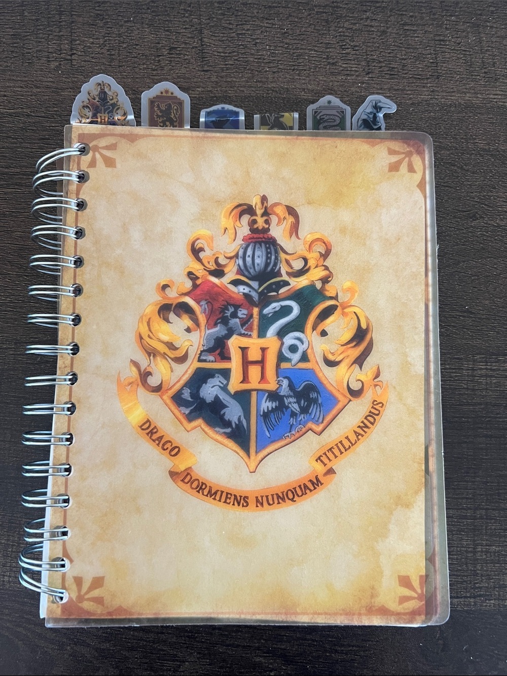 Hogwarts Crest Spiral Notebook